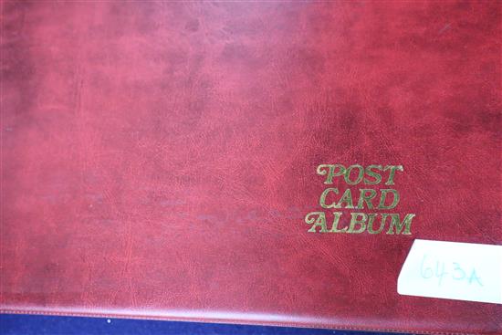 An album and a box of free front covers, 19th century